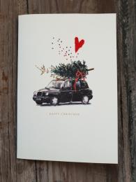 Black Cab Card Sally Bourne Interiors London